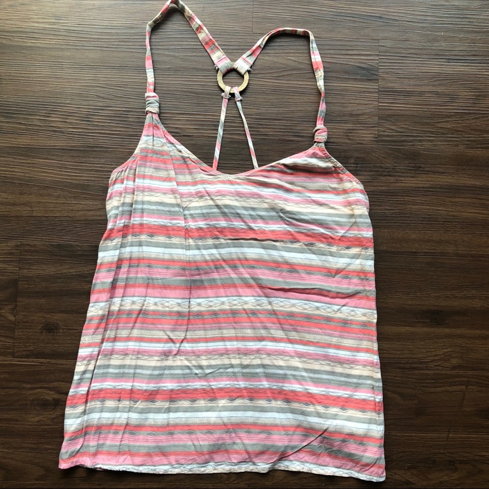BLACK POPPY TANK TOP - SIZE MEDIUM